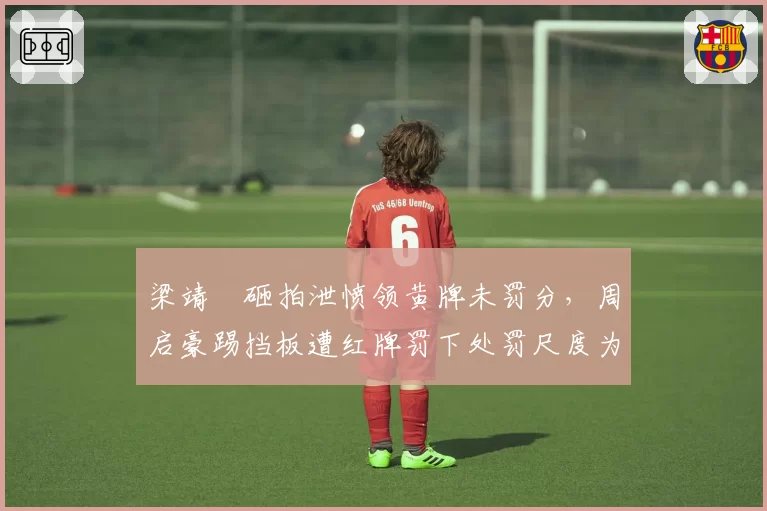 梁靖崑砸拍泄愤领黄牌未罚分,周启豪踢挡板遭红牌罚下处罚尺度为何两极分化?__br_
